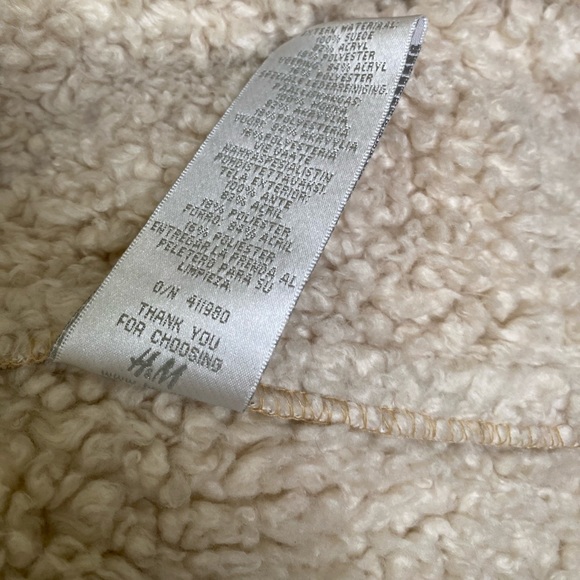 100% suede beige winter coat 🔒 - Picture 3 of 7